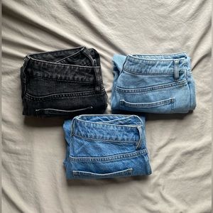 Pacsun mom jeans - size 25 - 3 pairs
